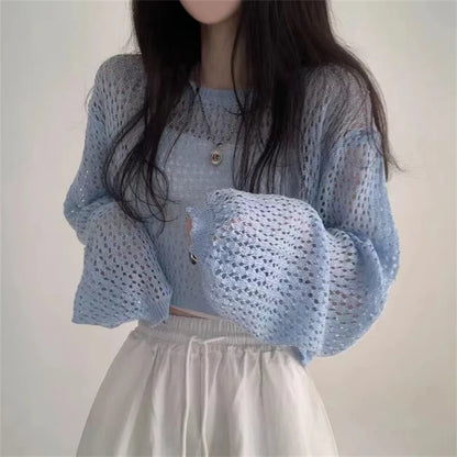 Chemise Légère Femme – Manches Longues et Découpes