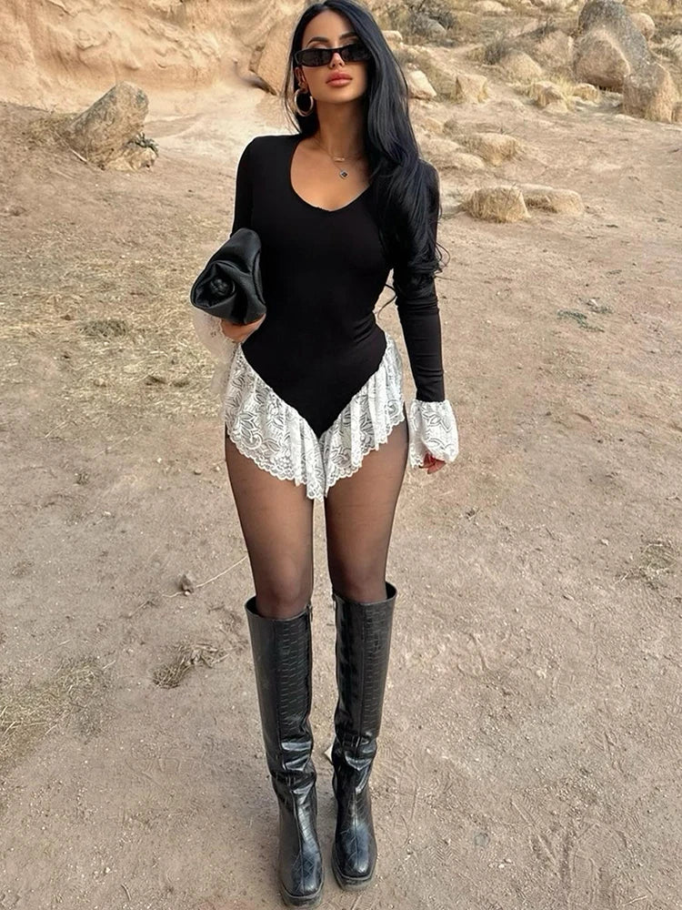 Body en dentelle pour femmes