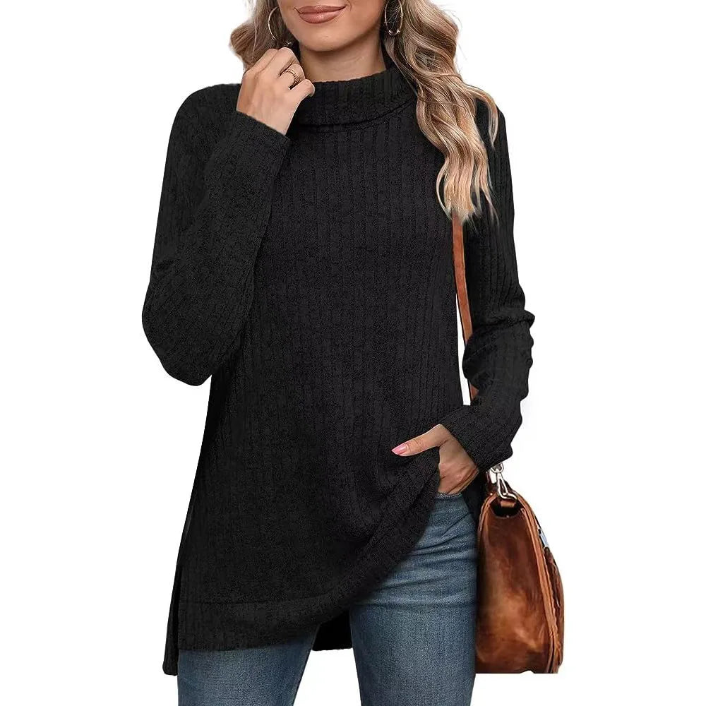 T-shirt à manches longues décontracté pour femmes