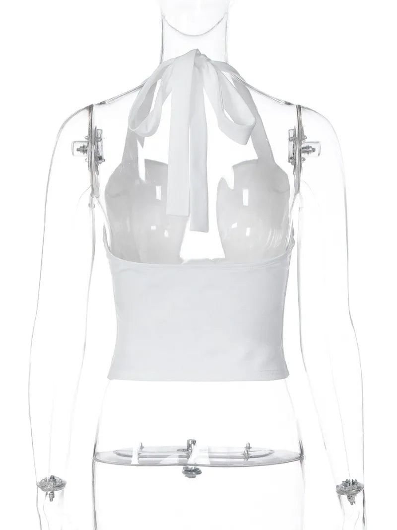 Débardeurs corsets sexy ajourés  pour femmes
