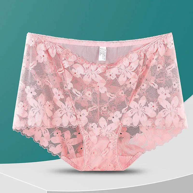 Culotte en dentelle florale pour femmes