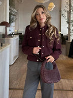 Veste courte vintage pour femmes