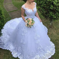 Robe de mariée de luxe en dentelle pour femmes
