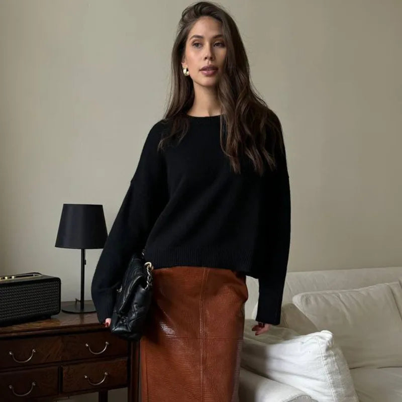 Pull ample et décontractée pour femmes