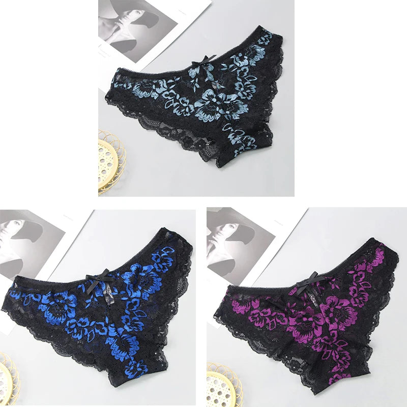 Lot de 3 culottes sexy pour femmes