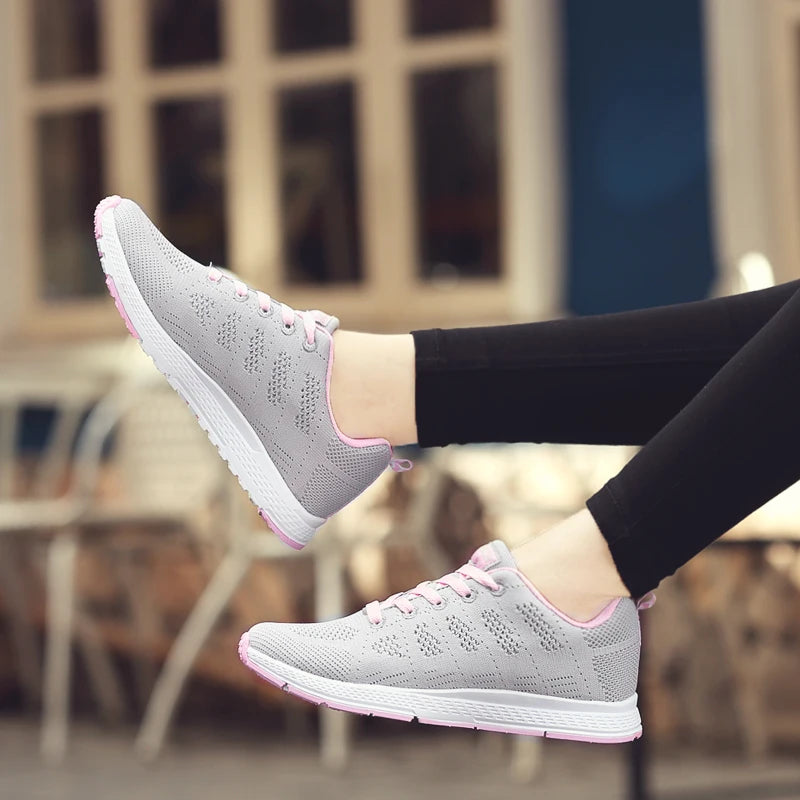 Baskets souples en maille pour femmes