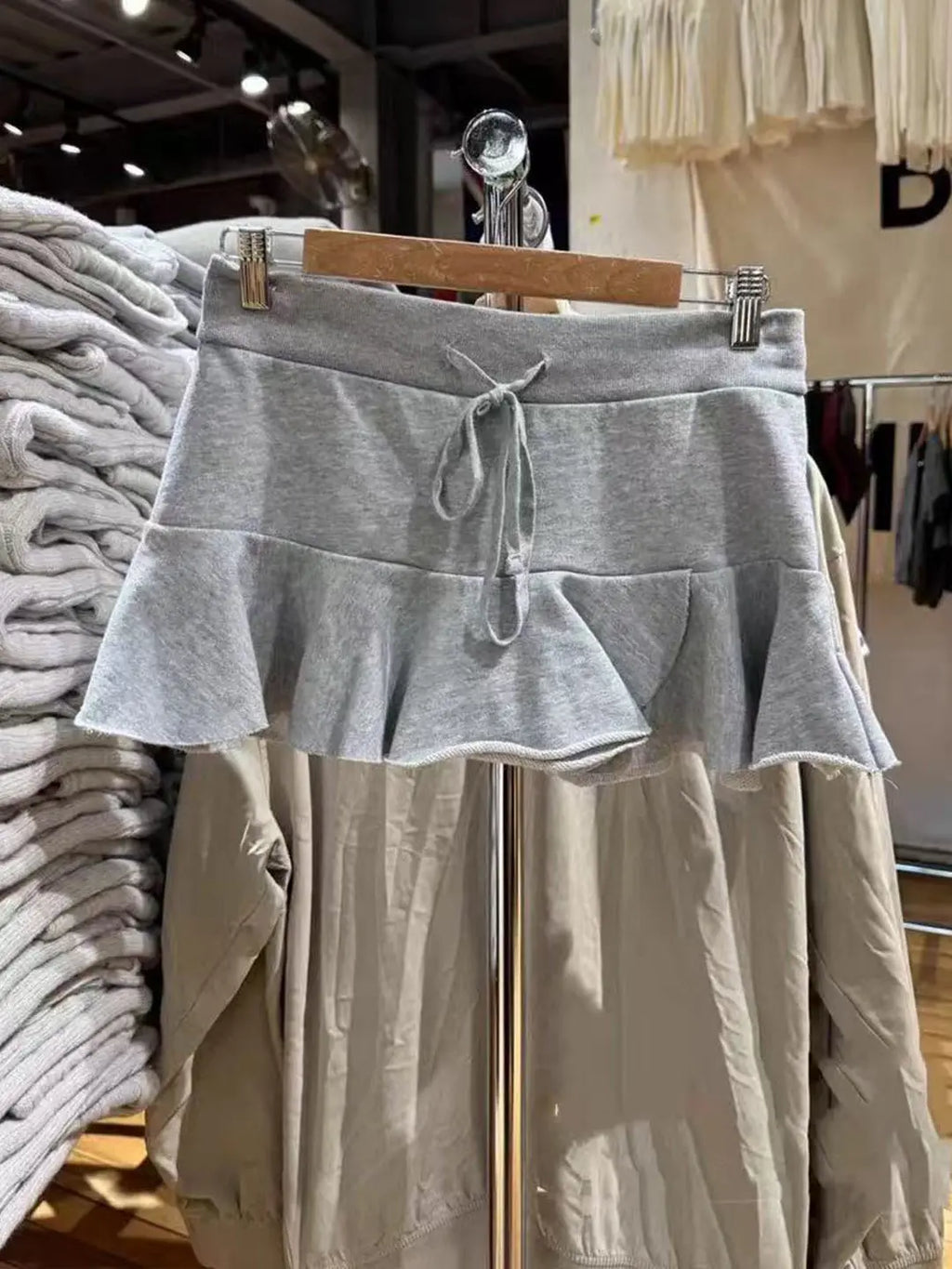 Jupe de Ballet rose à lacets pour femmes