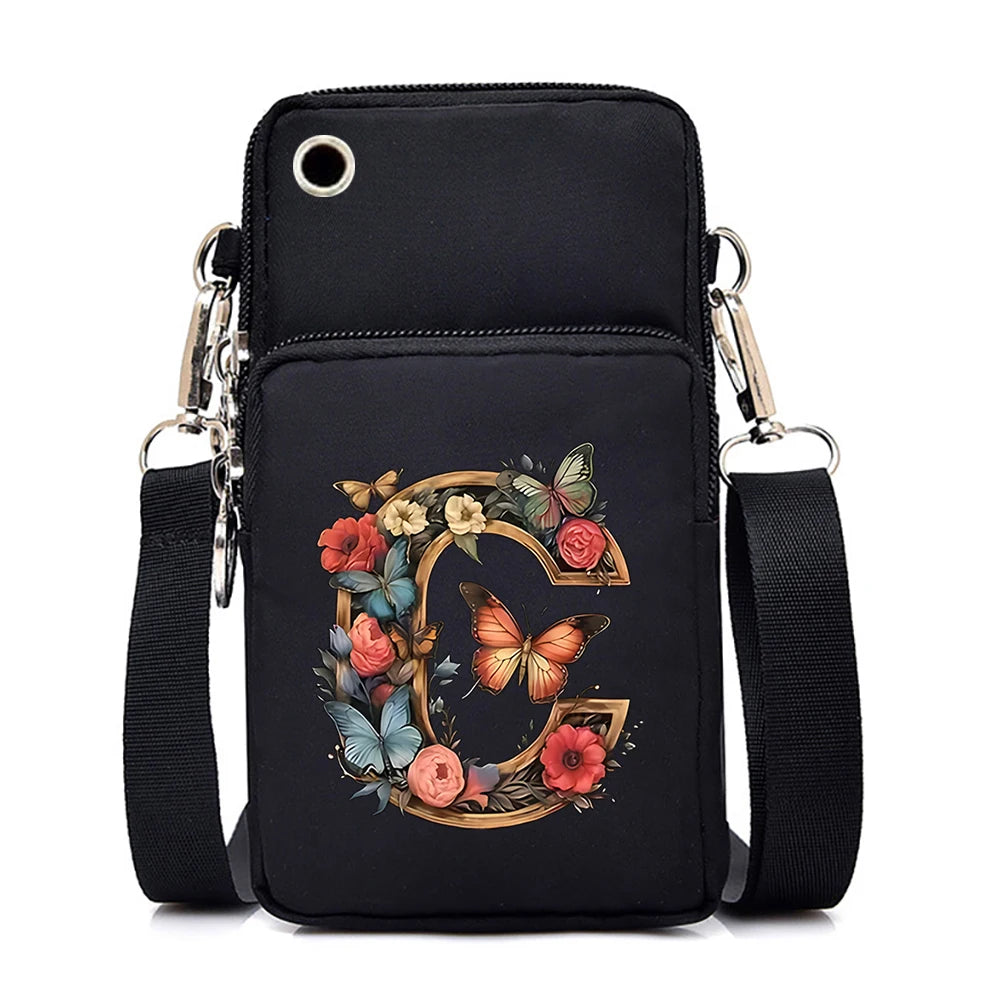 Sacs à bandoulière en cuir souple pour téléphone portable pour femmes
