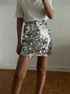 Jupe à sequins pour femmes