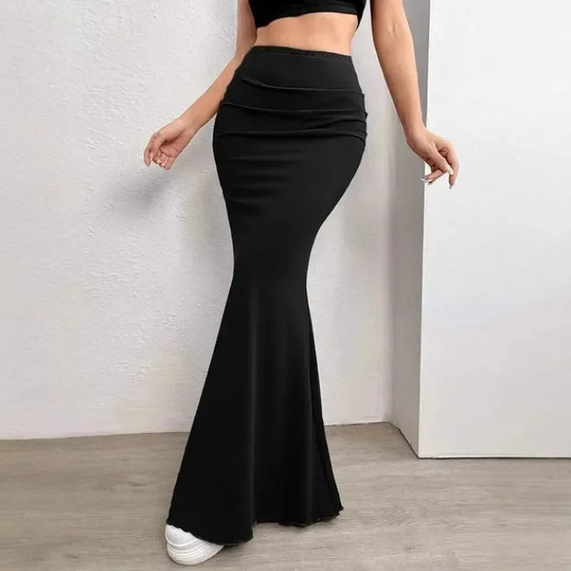 Jupe Sirène Femme – Taille Haute et Fronces