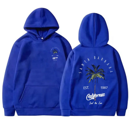 Sweat à Capuche Femme – Imprimé College Santa Barbara