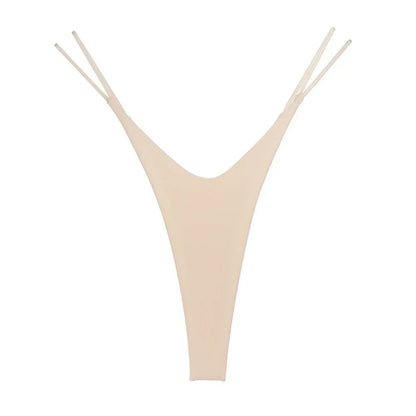 String Coton Femme – Taille Basse et Doubles Brides