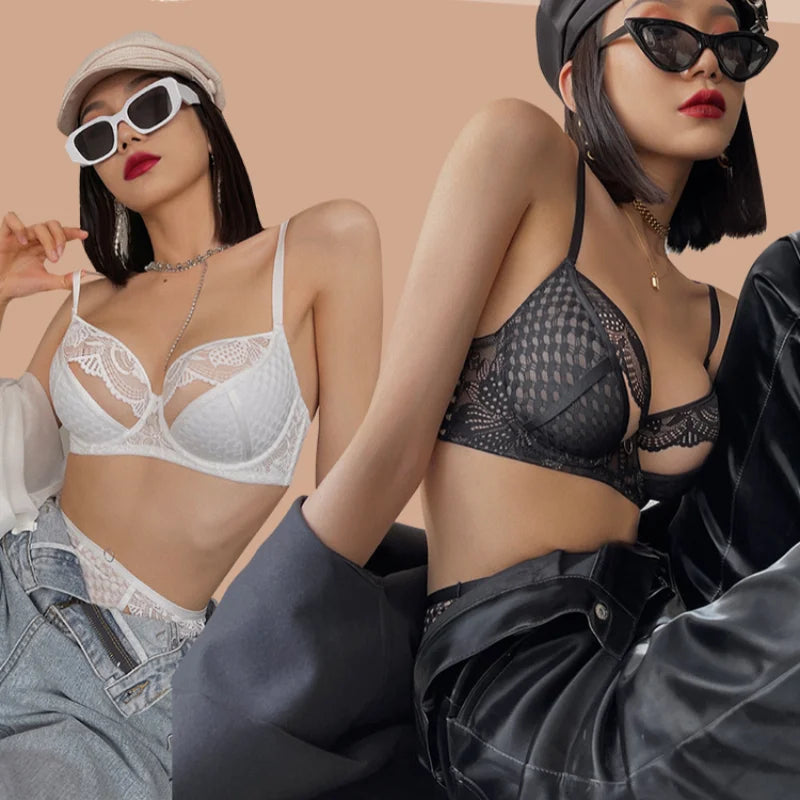 Ensemble soutien-gorge et culotte taille haute pour femmes